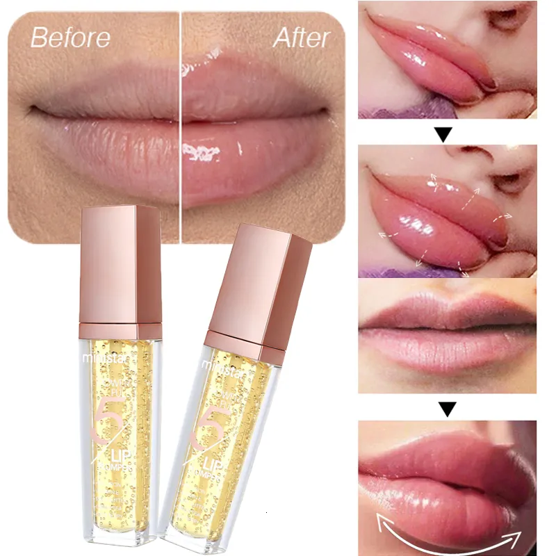 Lip Balm Plumping Essence Oil Hidratante Reduz Linhas Finas Reparador de Colágeno Nutritivo Plump Enhancer Serum Sexy Cosmetics 230808