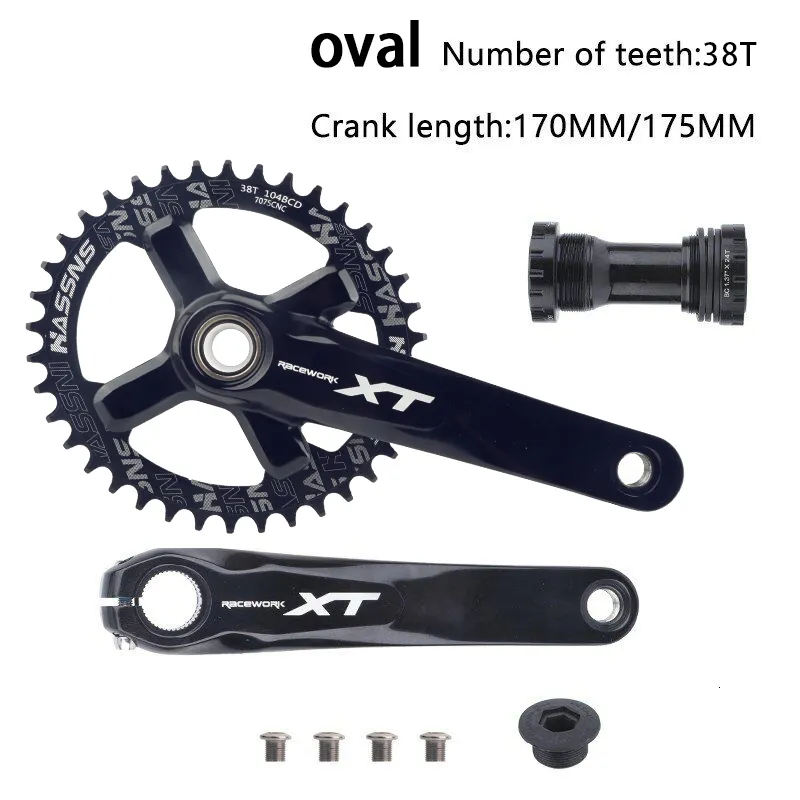 Bike Groupsets RACEWORK XT Hollowtech Mtb Crank Arms For Bicycle Crankset Integrated Candle Pe 2 Crowns Mountain Connecting Rods 104 Bcd 230808 From 19 63 DHgate