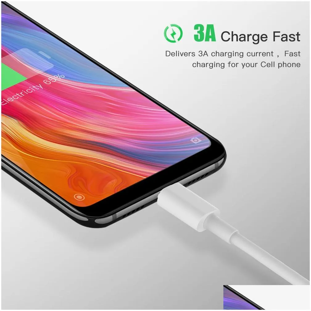 usb c to usb type c cable with e-mark chip for xiaomi redmi note 8 pro quick charge 4.0 pd 60w fast charging for pro s11  cable