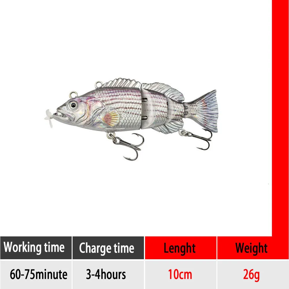 Baits Lures Robotic Multi Jointed Bait Electric Lure Bass Wobblers Led  Light For 4 Segement Fishing Swimbait Artificial Hard Rechargeable 230809  From Daye09, $21.17