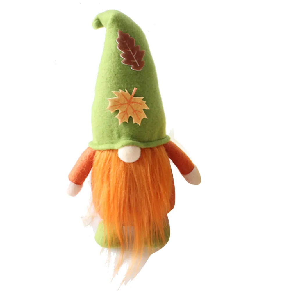 Objets décoratifs Figurines Automne Gnome Citrouille Tournesol Suédois Nisse Tomte Elfe Nain Ornements en Peluche pour Noël Automne Thanksgiving Décor B 230809