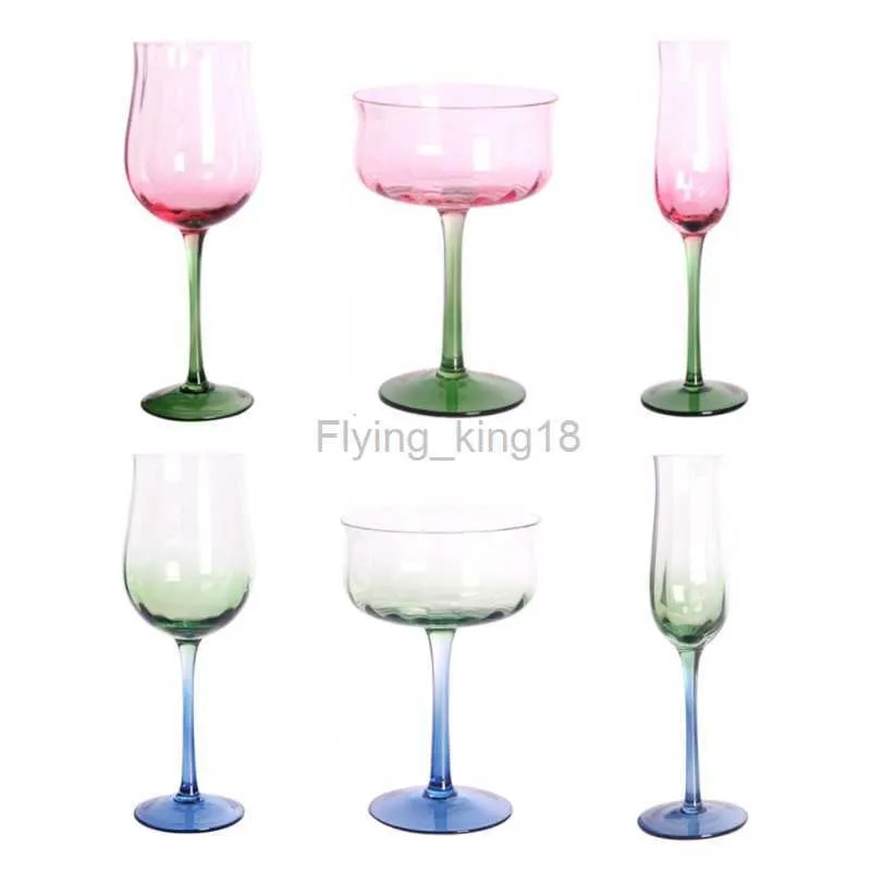 Kwiaty kwitnące na świecie 150-400 ml kielicha sztuczne dmuchanie czerwonego wina koktajl szampan rodzinny festiwal drinkware glass HKD230809