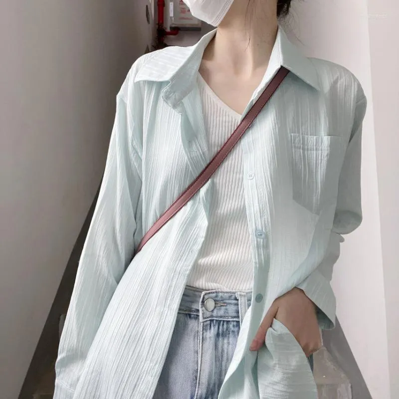 Blouses pour femmes XEJ Style coréen vêtements été hauts 2023 chemise à manches courtes blanc femme élégante sociale femmes crème solaire