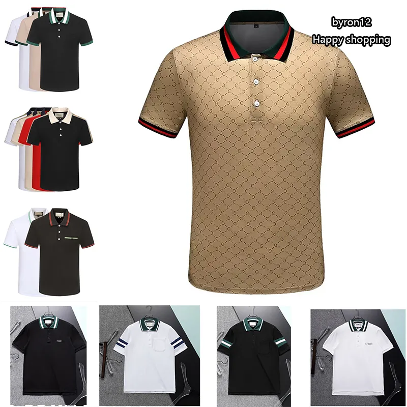 2023 Designer Men's Tee Nuovo cotone traspirante resistente alle pieghe T-shirt bavero moda commerciale stampa casual high-end POLO manica corta taglia asiatica M-3XL