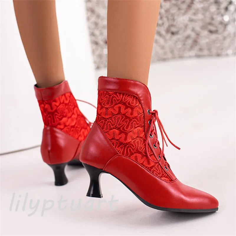 Victorian heeled deals boots