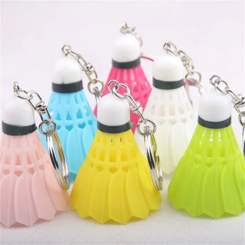 Fedex DHL Hot items badminton keychain Key chain keyring Key ring Mix colors