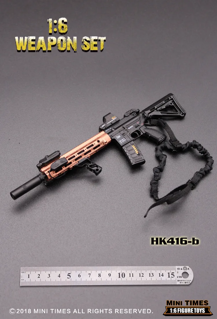 1/6 HK 416D　アサルトライフル　フィギュア用です！ 1/6 HK 416D アサルトライフル フィギュア用です！ 1/6 HK 416D