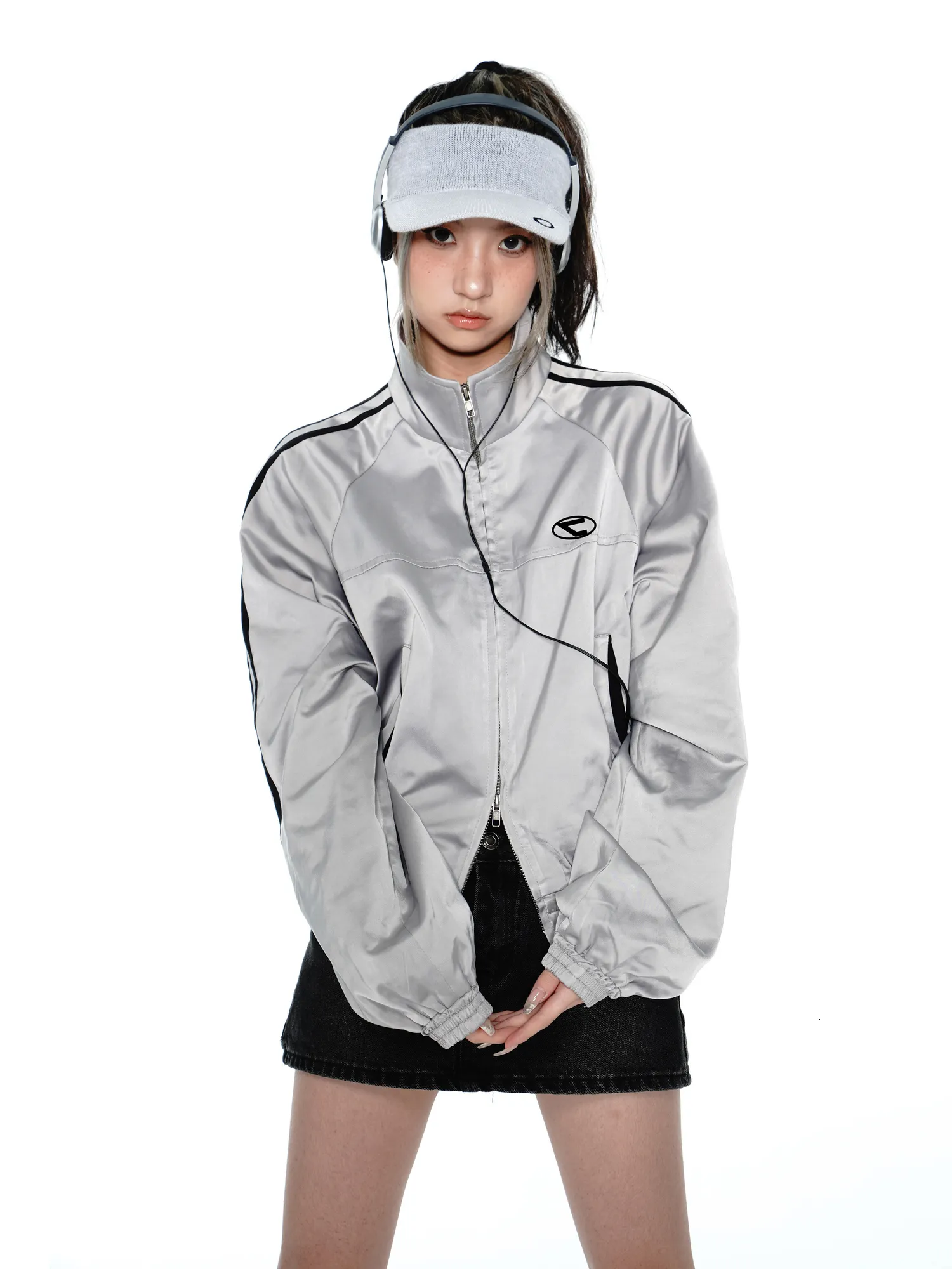 Veste Survêtement Femme Oversize – Capuche Zippée, Coton, Longue, Style Décontracté Sport