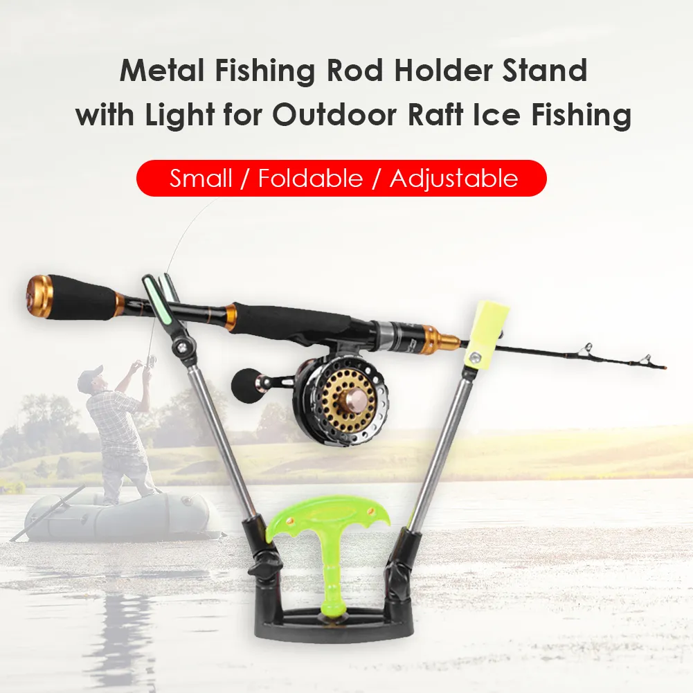 Metal Detecting Fishing Pole Support Bracket With Light And Rod Holder  Stand Raft Ice Pole Accessories 230808 From Zuo07, $11.52