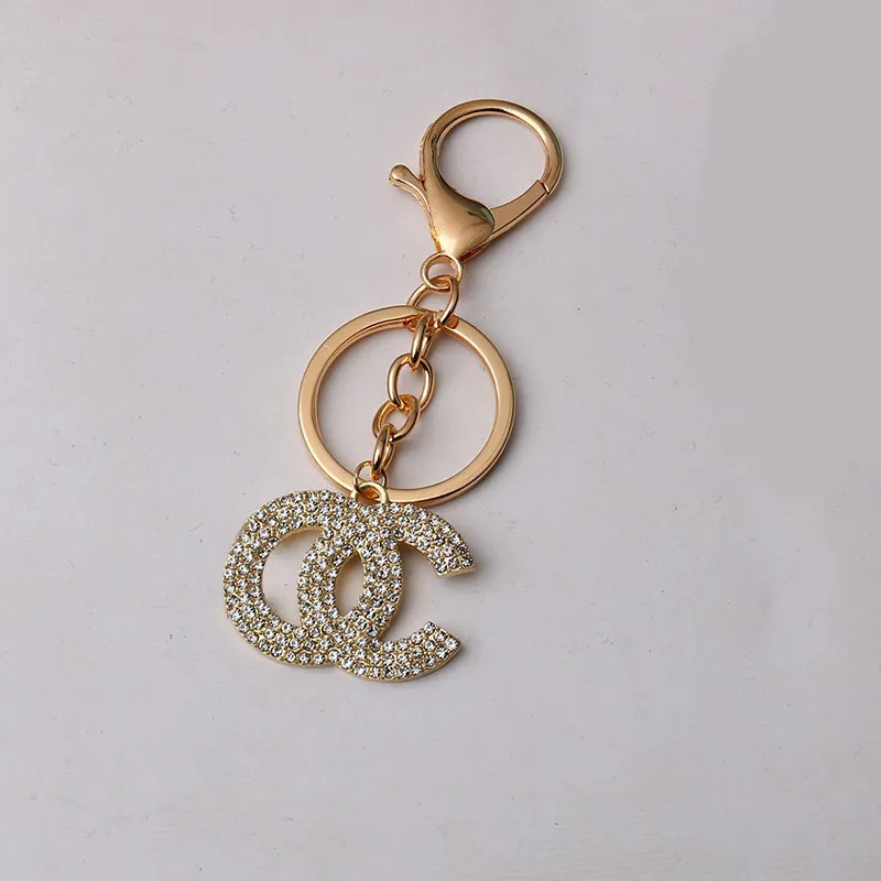 Designer Letter Keychain Brand Luxury Leather Designers Keychains