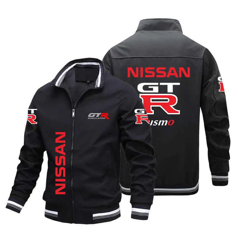 Tm3i 2023 Fórmula Um Moda Masculina Jaquetas Casaco F1 Racing Team Motocicleta Nissan Gtr Estampa Top Carro Motociclista Roupas Casuais Grandes