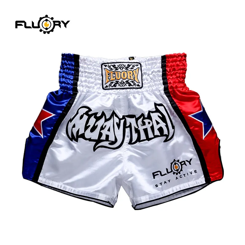 Short boxe Thaï Rouge / Blanc