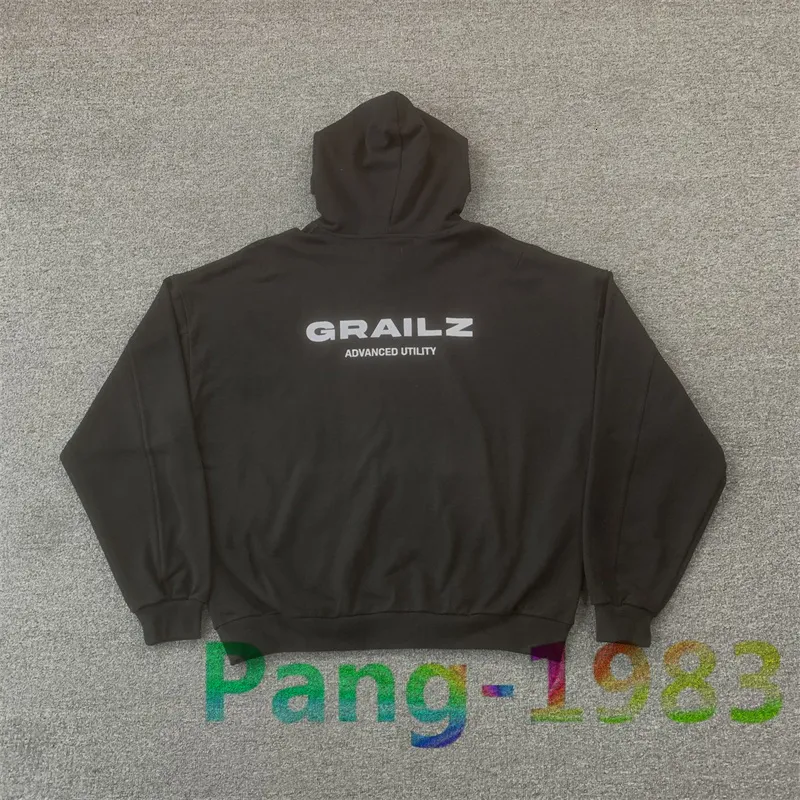 パーカー・フーディ GRAILZ EMBROIDERY SIGNATURE HEART HOODIE BLACK GR24FWMH01BK GRAILZ EMBROIDERY SIGNATURE HEART HOODIE BLACK GR24FWMH01BK