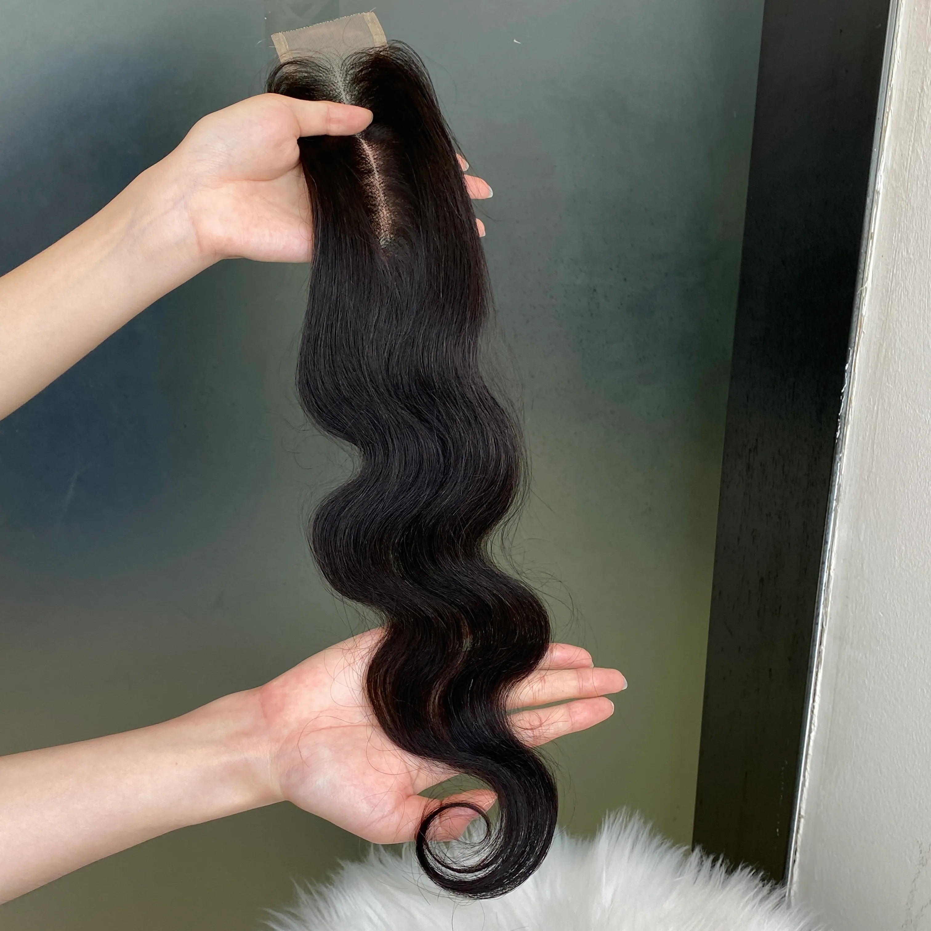 Glamorous Human Hair Closure 2x6 HD Transparent Lace... From 