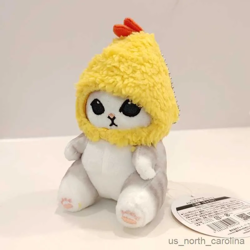 Cute Miniso Cat Plush Pendant Shark, Cat, And Shrimp Dolls For