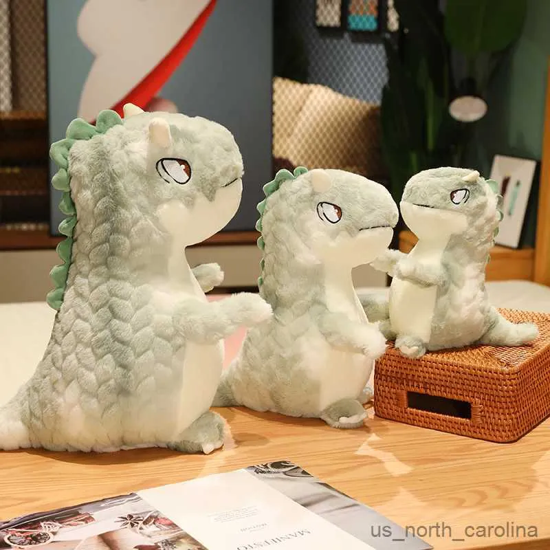 Animaux en peluche en peluche 25/30/40/60 cm Dinosaure en peluche Dino Plushie Cartoon Animal Animal Gentures d'anniversaire R230810