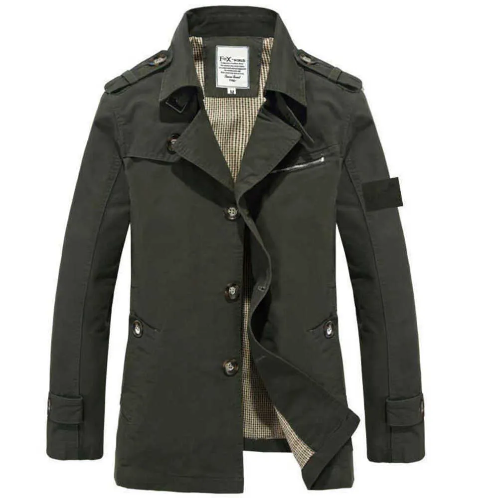 Mens stone top trench coat