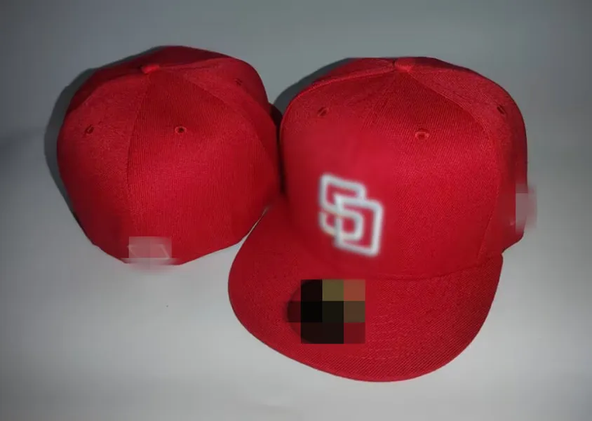 Unisexe Good Styles PADRES SD Lettre de baseball Caps est décontracté Gorras Hip Hop Men Femmes Chapeus Fited Hats H5-8.10 A réglable Dada Sun Hat