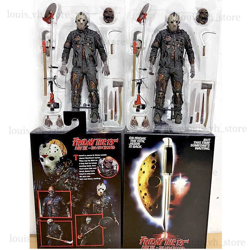 NECA 금요일 13 번째 그림 파트 VII 7 새로운 혈액 궁극 Jason Voorhees Action 그림 T230810