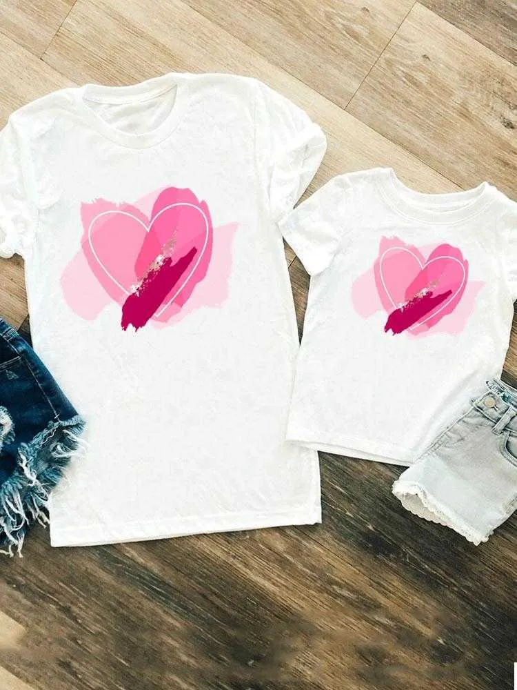 Love Heart Jcpenney Family Matching Outfits For Women Girls Boys And Kids Summer T Shirt And Tee Set For Mom And Dad Cute Clothing R230810 From Us massachusetts 13.98 DHgate.Com