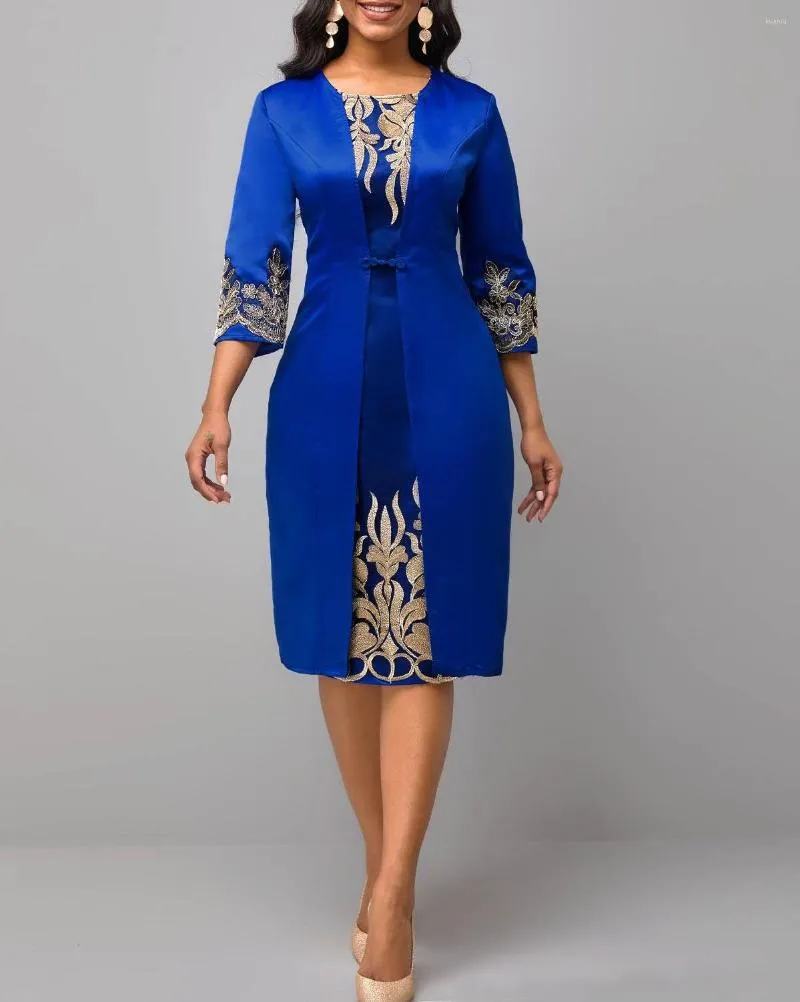 Knee-Length A-Line Dress with O-Neck and Peplum Detail in Polyester Jersey  for Spring/Summer Women from Dhgate Basic & Casual Dresses - price 39.17
