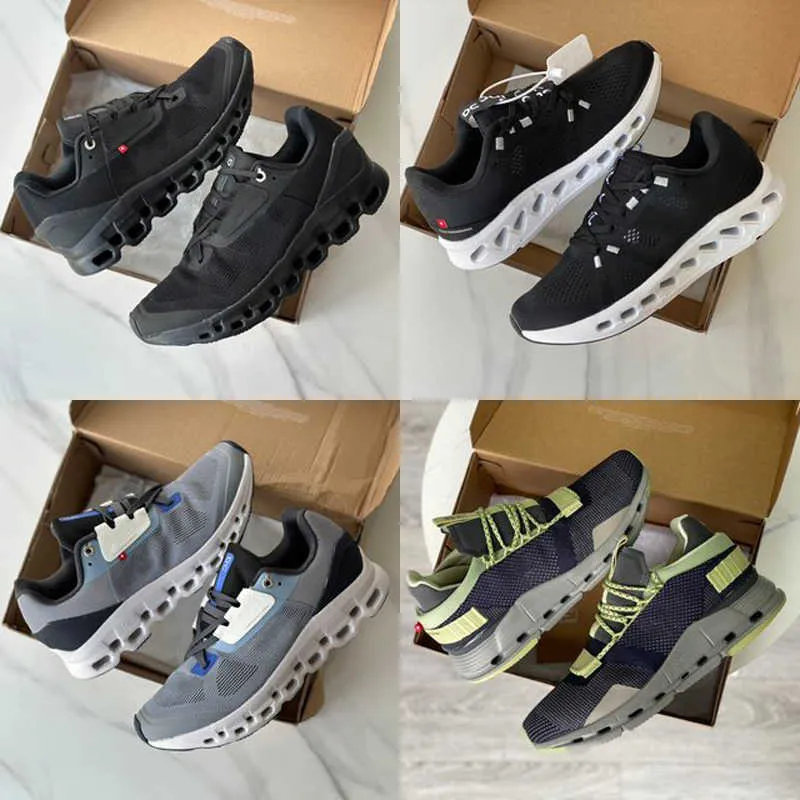 Haute qualité femmes hommes maille respirant baskets nuages Cloudstratus Cloudsurfer entraînement et chaussures de formation croisée course chaussures de sport NO455