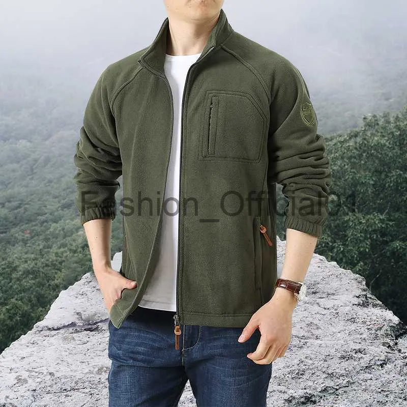 Mens Full Zip Up US SWAT Tactical Army Fleece Jacket Military