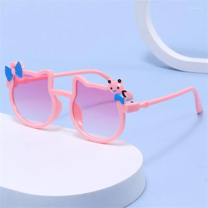Sunglasses Childrens Glasses With Bowknot Eyewear Accessories Small Frame Sun Shading Tools Protection