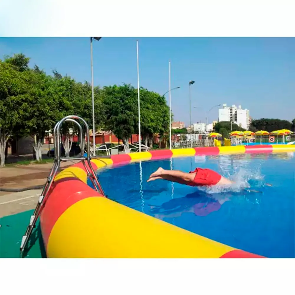 wholesale Round Large Colorful Inflatable Swimming Pool For Summer Water Walking Balls Fishing Zorb Balls Games