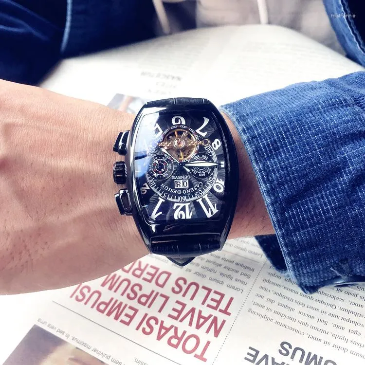 Armbanduhren Top Marke F Muller Luxus Manner Uhren Tourbillon Automaticquartz 3Bar Water Of Watch Watch Men For Franck Mechanische Armbanduhr Von 27 01 DHgate