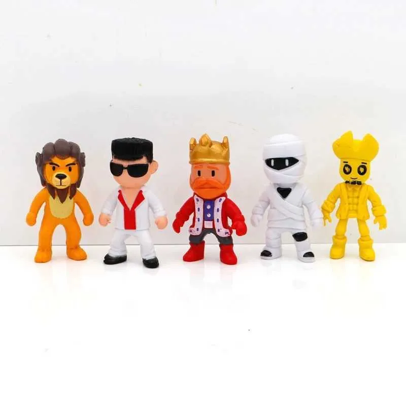 HOTPLACY Stumble Guys Toys, 8Pcs 2.6 inches PVC Stumble Guys Figures,  Character Figures for Collecting, Decorating and Playing