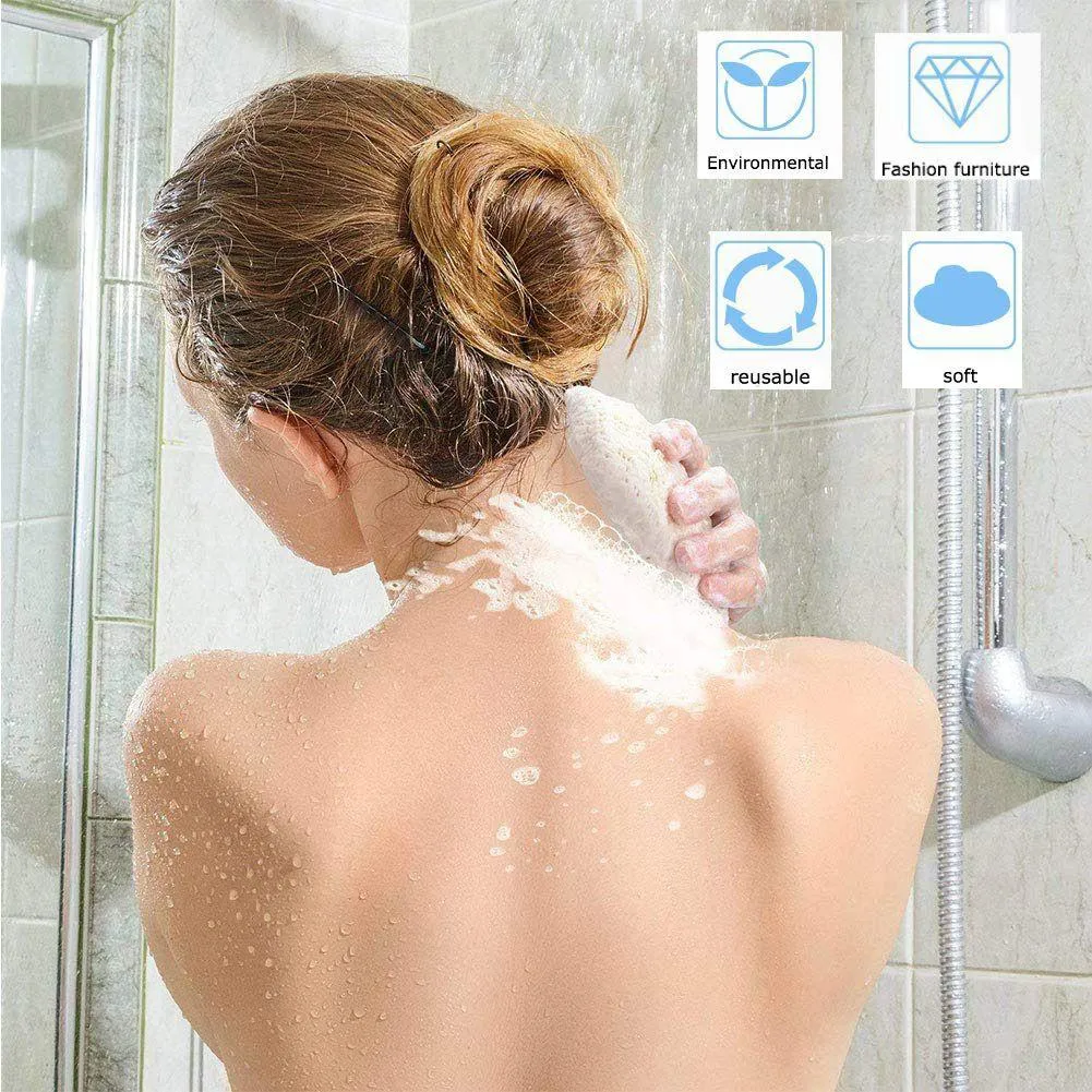 Soap Storage Bag Scrub Tool Manual Bubble Shower Soap Saver Pouches Holder Shower Bath Foaming Natural Bath Bag Sisal Shower Soap Bags M1228