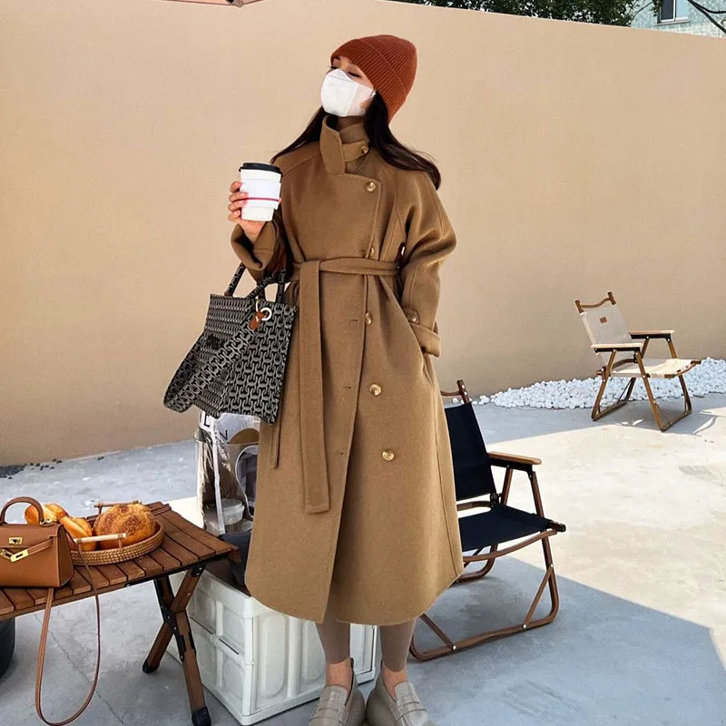 Thick wool coat womens best sale