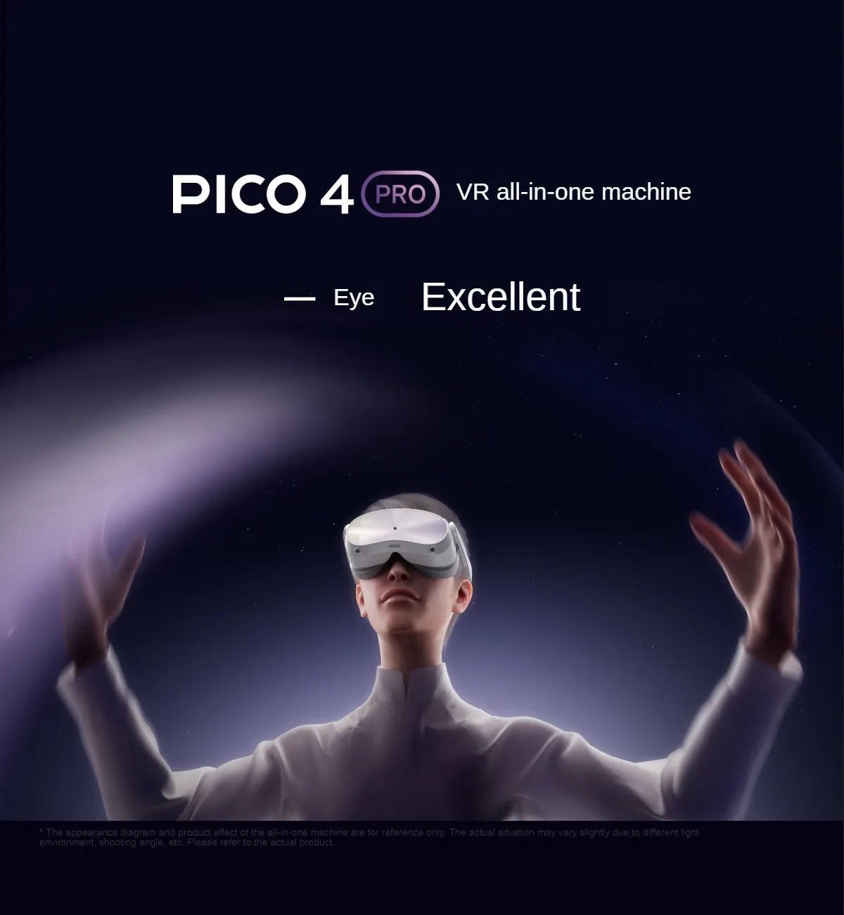 Pico4 Pro VR Headset All In One Virtual Reality Glasses With 4K