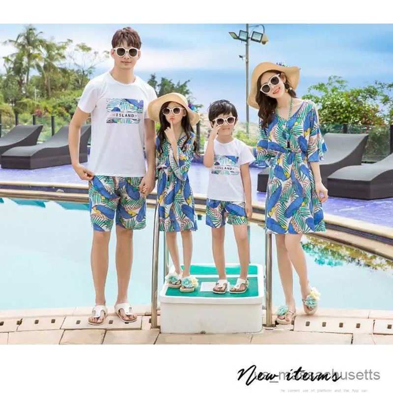 DHgate.com:Family Summer Holiday Beach Outfits - Cotton Blend Matching ...