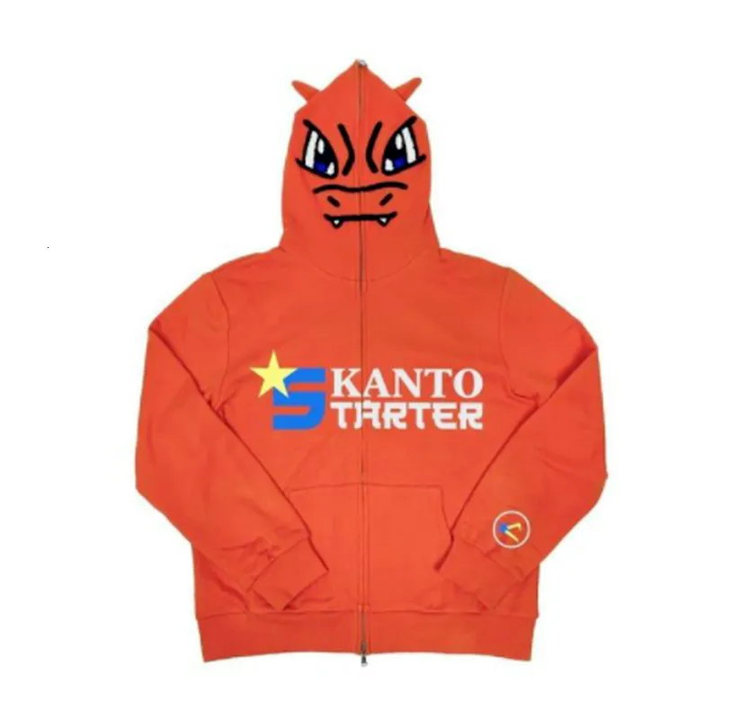DHgate.com:Mens Monster Face Zip Up Hoodie, Harajuku Y2k