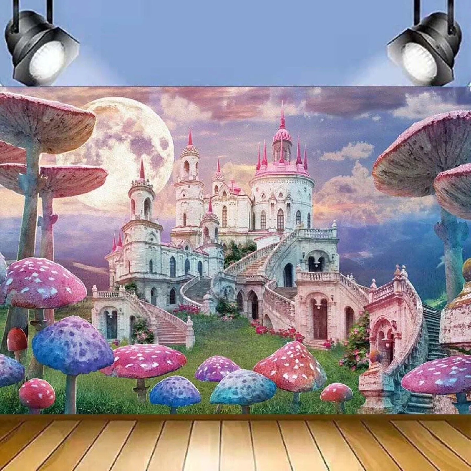 Enchanted Castle Princess Backdrop Banner - Magical Party Decorations for  Girls Birthday, Fairytale Photo Booth Background, Large Fabric from Dhgate  Banner Flags - price 17.08, image size:1600x1600