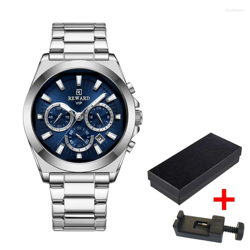 Нарученные часы Top Brand Watch Luxury Steel Band Водонепроницаемый световой код