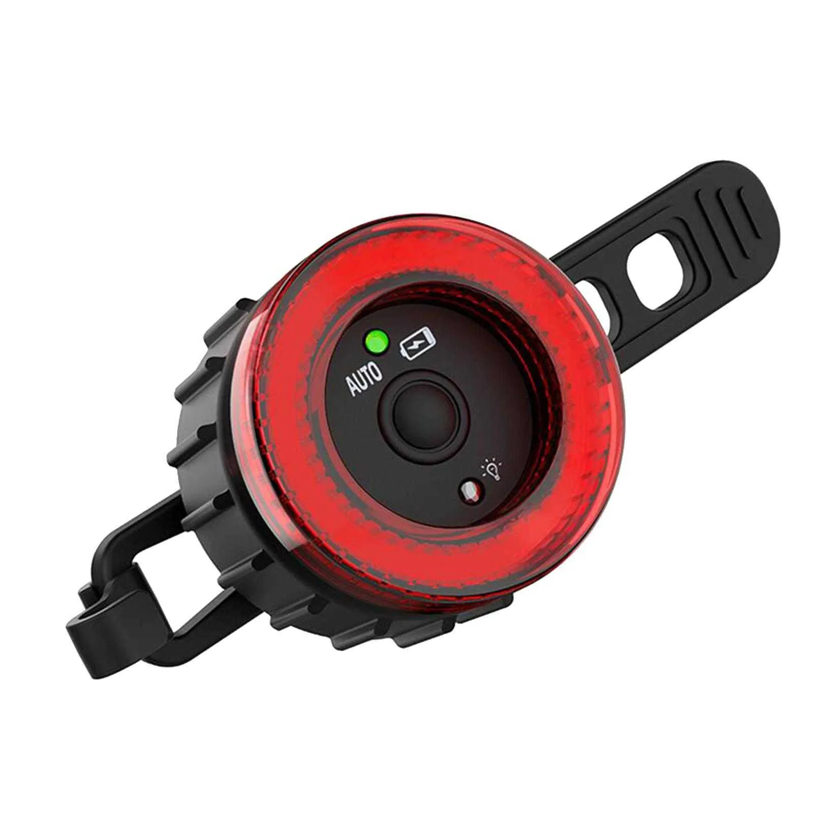 Bike Rear Light Smart Brake Sensing Auto Start&Stop USB Rechargeable 6 Modes