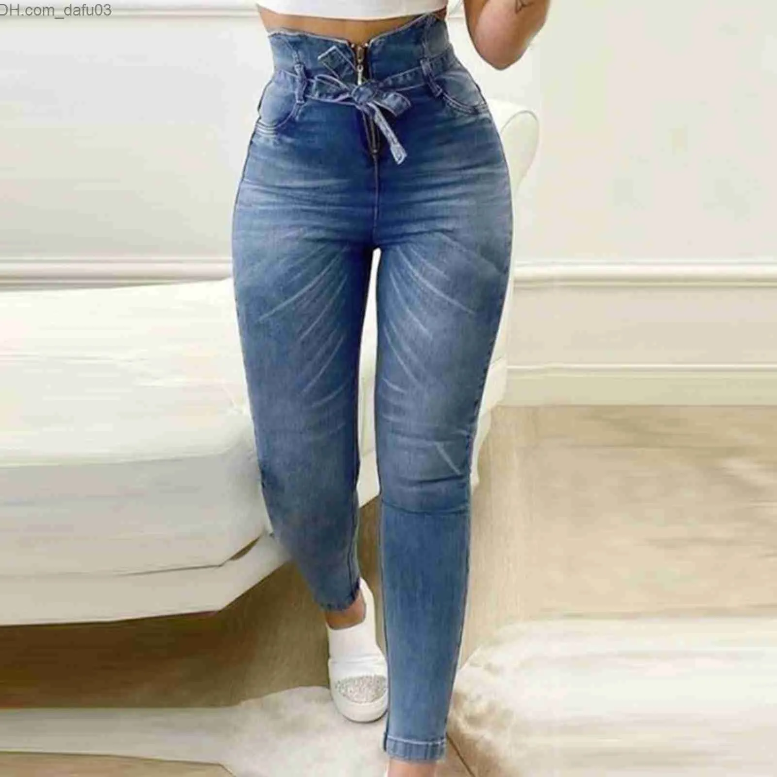 Women's Pants Capris Women's 90s glitter jeans ultra-thin high waisted and ultra-thin jeans small pencil legs elastic pocket jeans denim Harajuku Trousers Z230810