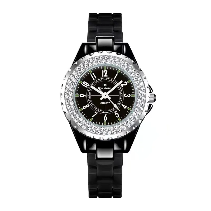 Diamantes mulheres designer relógios de pulso vida à prova dwaterproof água senhora luxo dial 32mm relógios quartzo no126