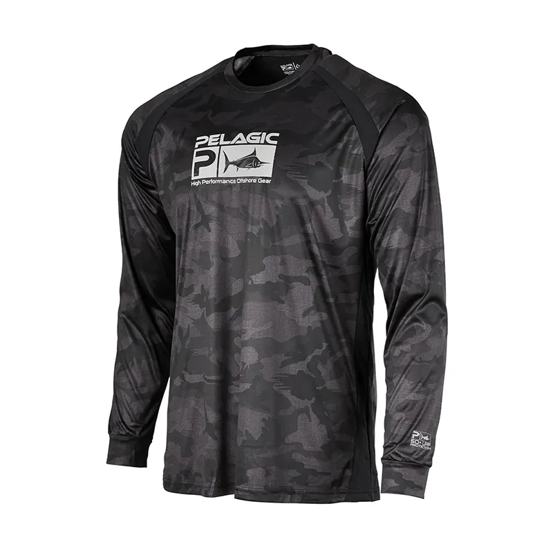 PELAGIC Fishing Fishing Shirts For Men Sunscreen, Long Sleeve, Fish Print, Anti  UV, Casual Clothing For Outdoor Fishing 230810 From Ping07, $36.78