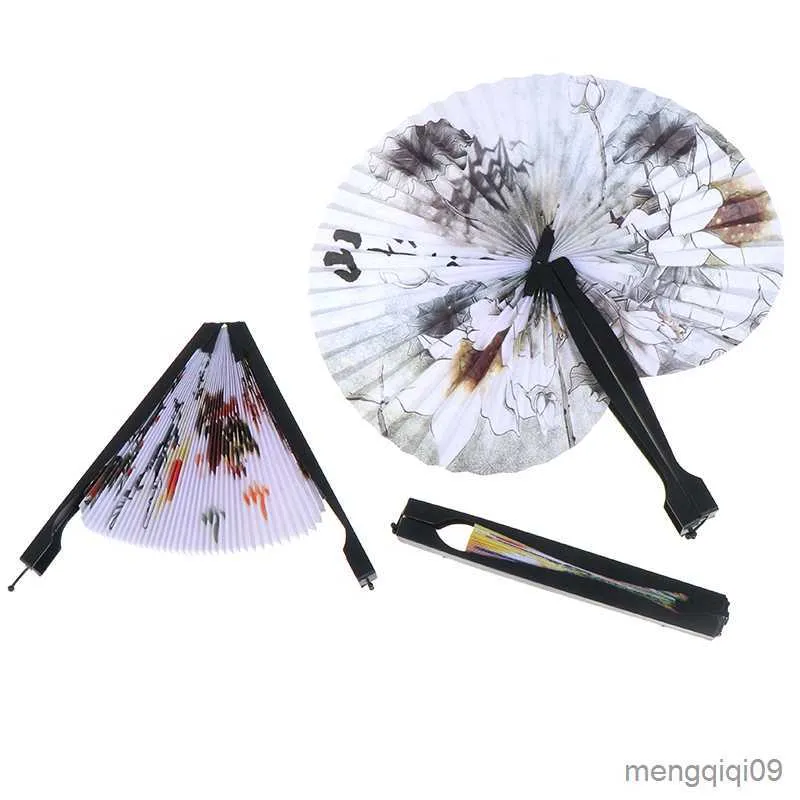 Maitys Large Folding Silk Hand Fan Hand Folding Fans Chinese Tai Chi - Foto 9