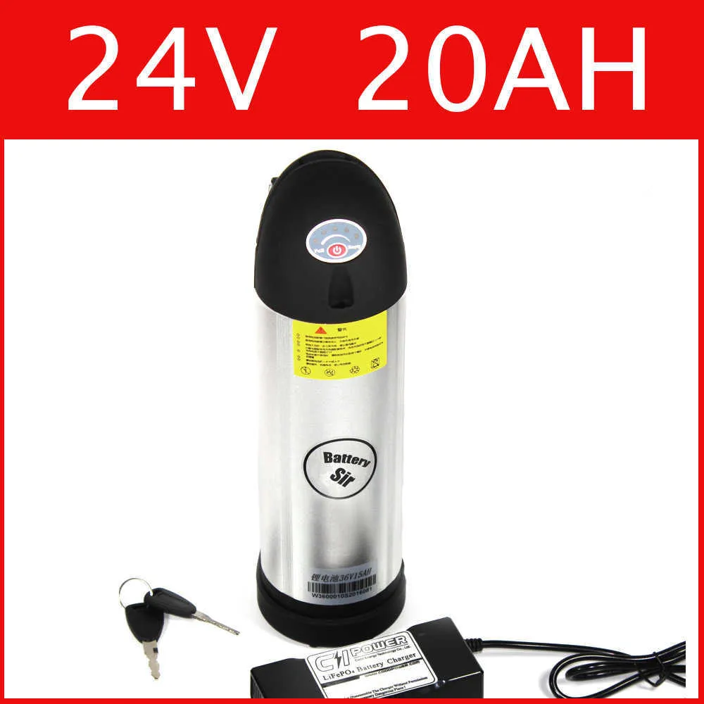 24V 20AH E Bike Lithium Ion Battery Water Bottle Kettle Electric Bike