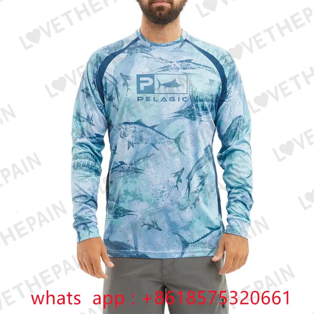Outdoor Shirts Fishing Shirt Hoodie With Face Mask Men Summer Long Sleeve  Quick Dry Breathable Hooded Fish Clothing Anti Uv Angling Sweatshirt 230810  From 16,19 €