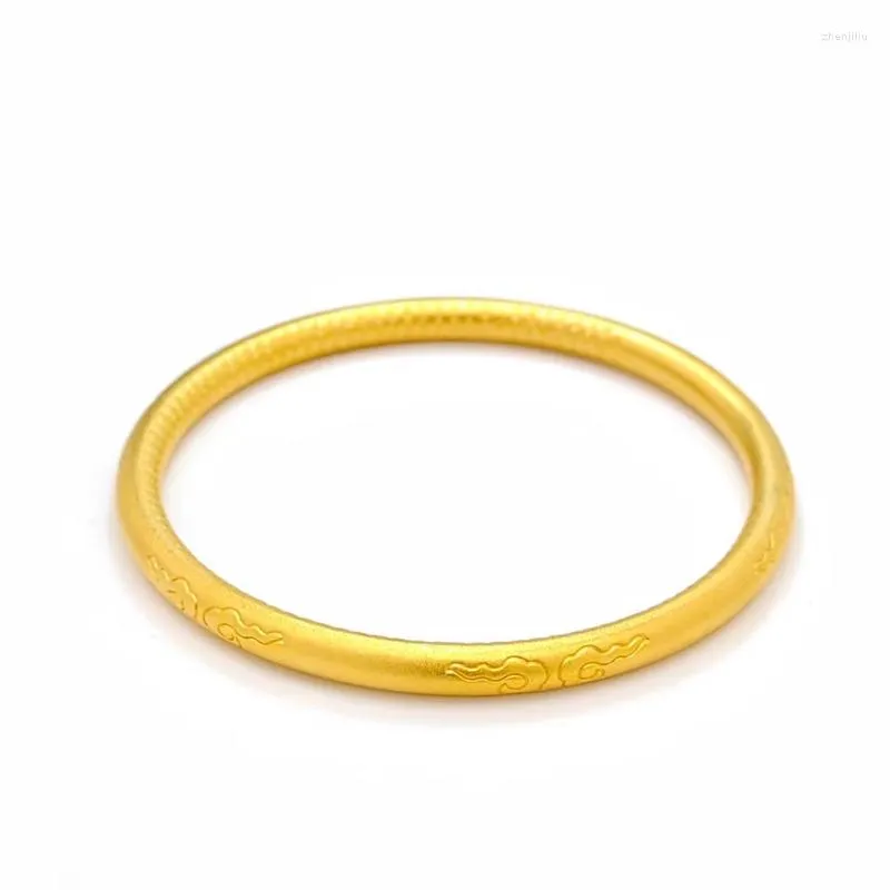 Armreif aus Gold, Vietnam, Sand, altes Gesetz, Erbe, Staat, Gezeiten, Xiangyun, solides Armband, Damen, geschlossen, vergoldet, modisch