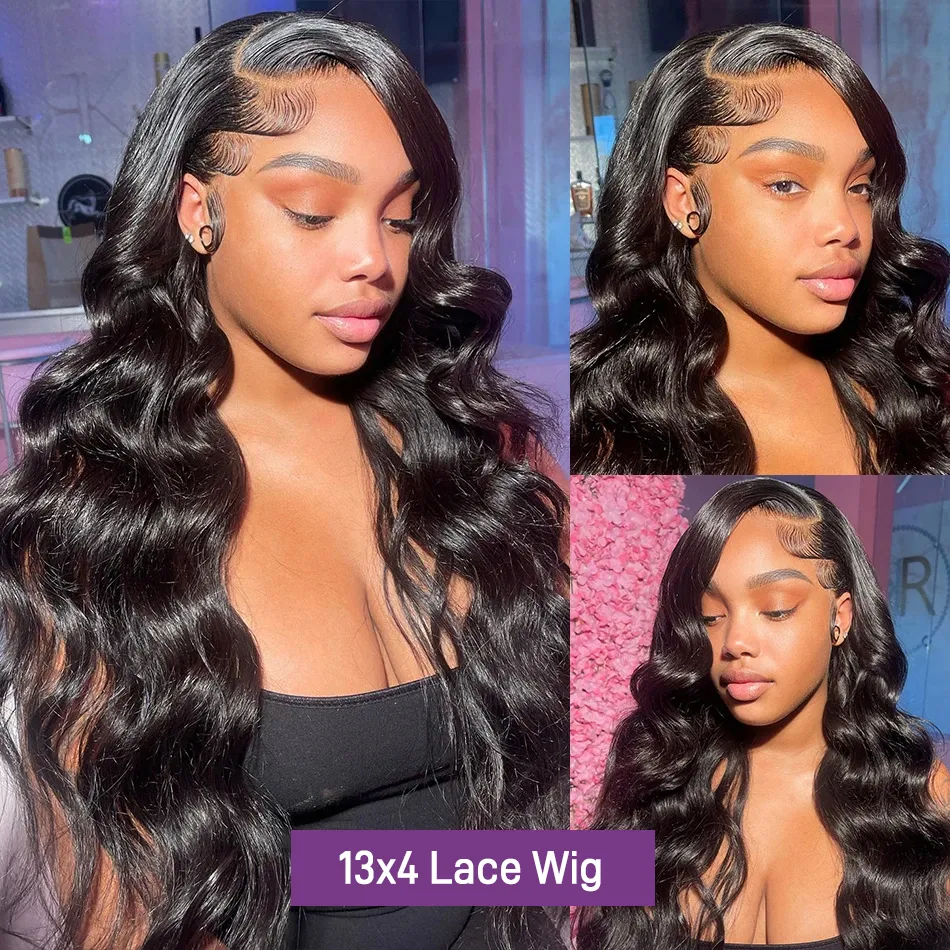 30 Inch Body Wave Lace Front Wig 13x6 Human Hair Lace Frontal Wig Transparent 5x5 Lace Closure Wig T Part Lace Wigs for Women