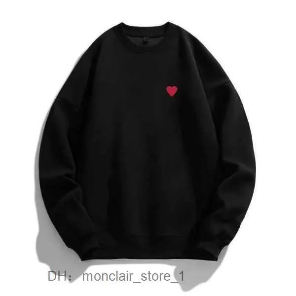 commes hoodie Designer Play Commes Des Garcons Lettre Pull à manches longues Femmes Coeur Rouge Pull Lâche Vêtements CDGs Sweat à capuche 4 ONCX