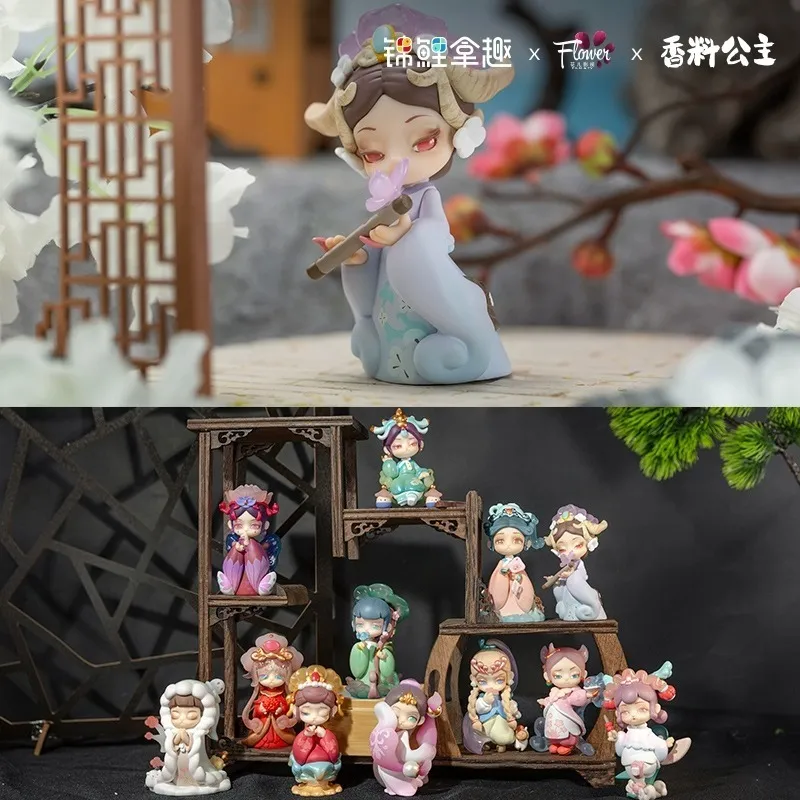 Активные фигуры фигуры Spice Princess Flower Langue Legend of Zhen Huan Series Series Toys Toys Doll Anime фигура на рабочем столе украшения подарки 230810