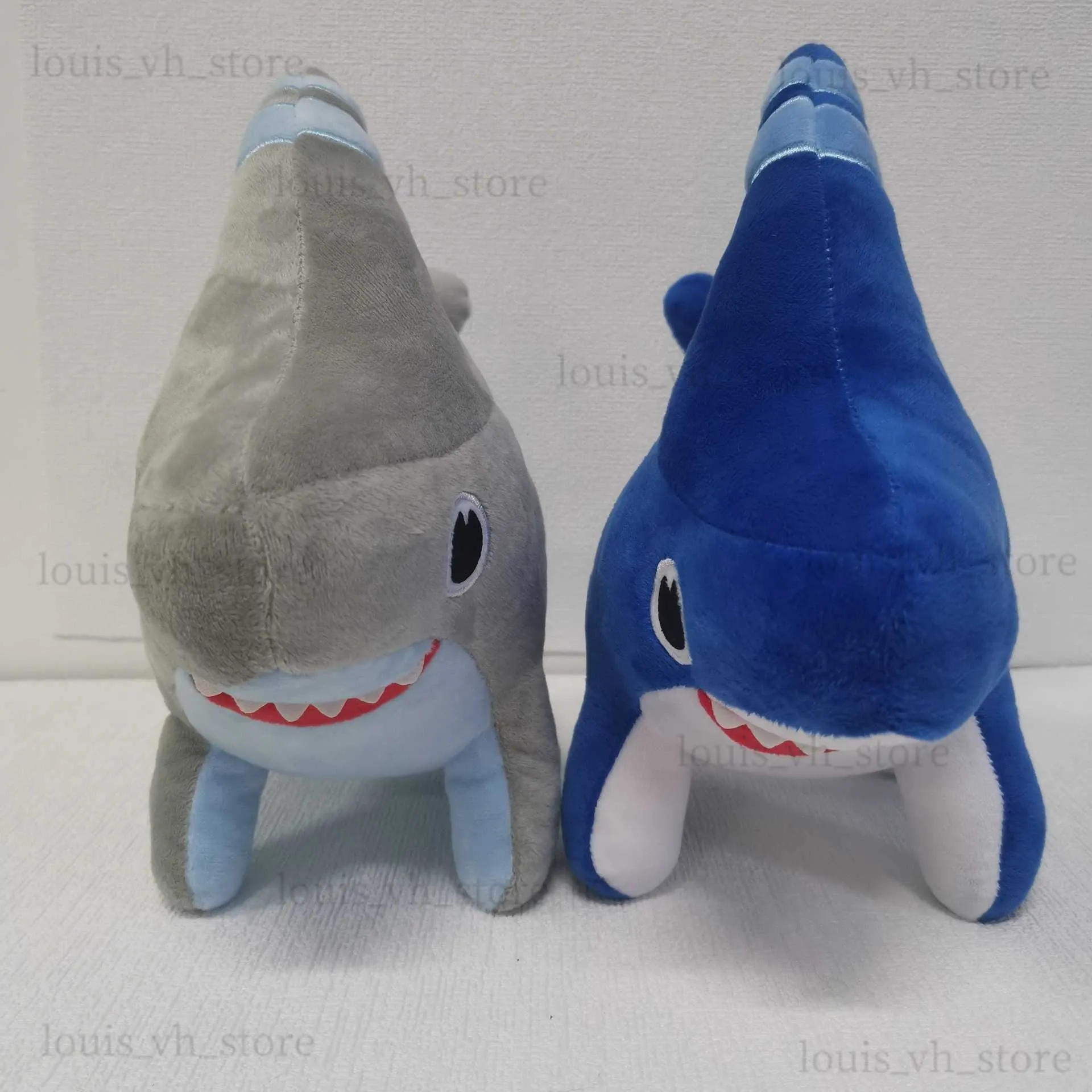 Pluszowe lalki 2PCS Sharkdog Plush Shark Dog Toy Sharkdog Toy Shark Dog Plush Miękka zabawka Pillow Doll Doll T230828